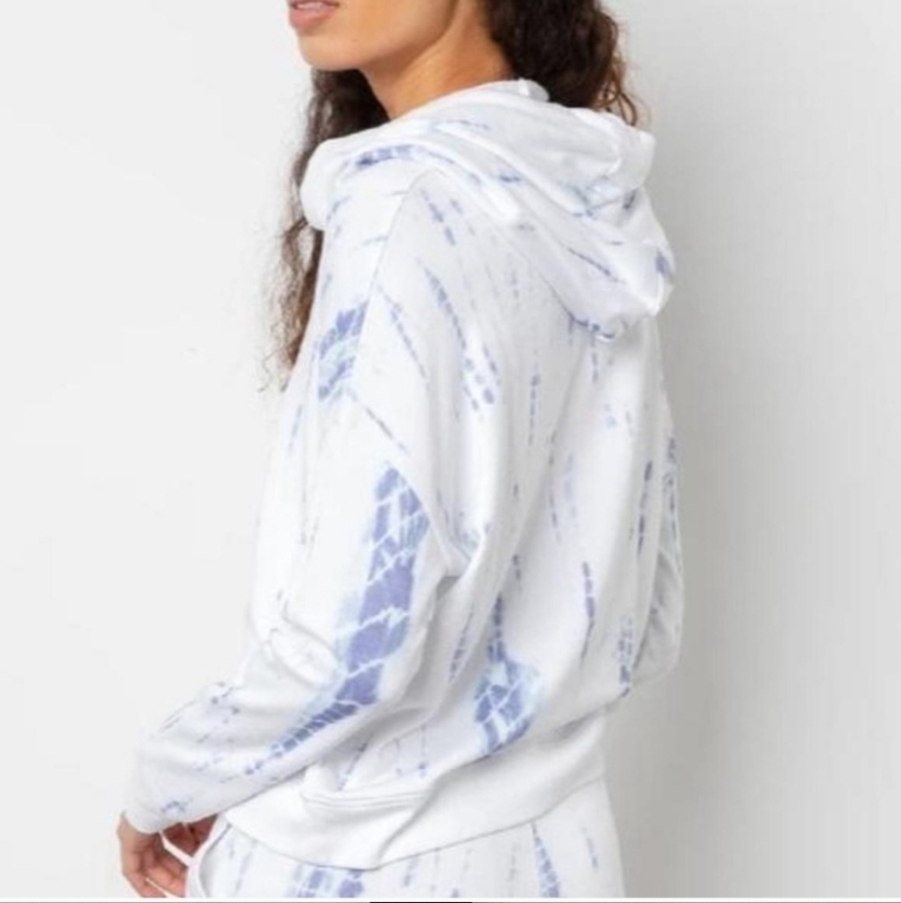 Rails Murray Hoodie Cloud Tie Dye Size Medium Womens Sweatshirt Blue White - Picture 15 of 15